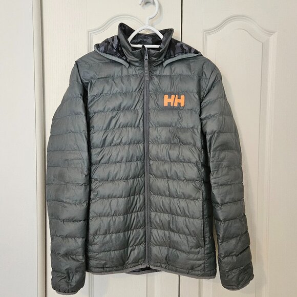 Helly Hansen Juniors' Infinity Insulator Jacket Size 16 Grey and Grey Camo - Picture 1 of 7